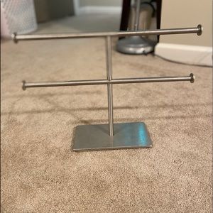 Silver jewelry organizer
